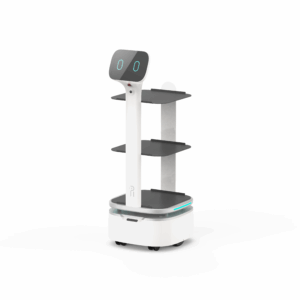 Robot de servicio inteligente Asistente de despensa con IA Robot de entrega de alimentos para restaurante rápido
